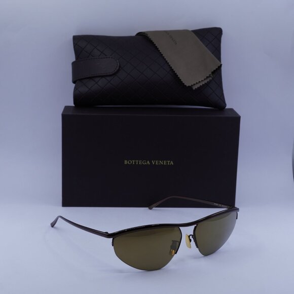 Bottega Veneta BV1091S 003 Cat Eye Sunglasses - Brown\Bronze - Picture 5 of 9